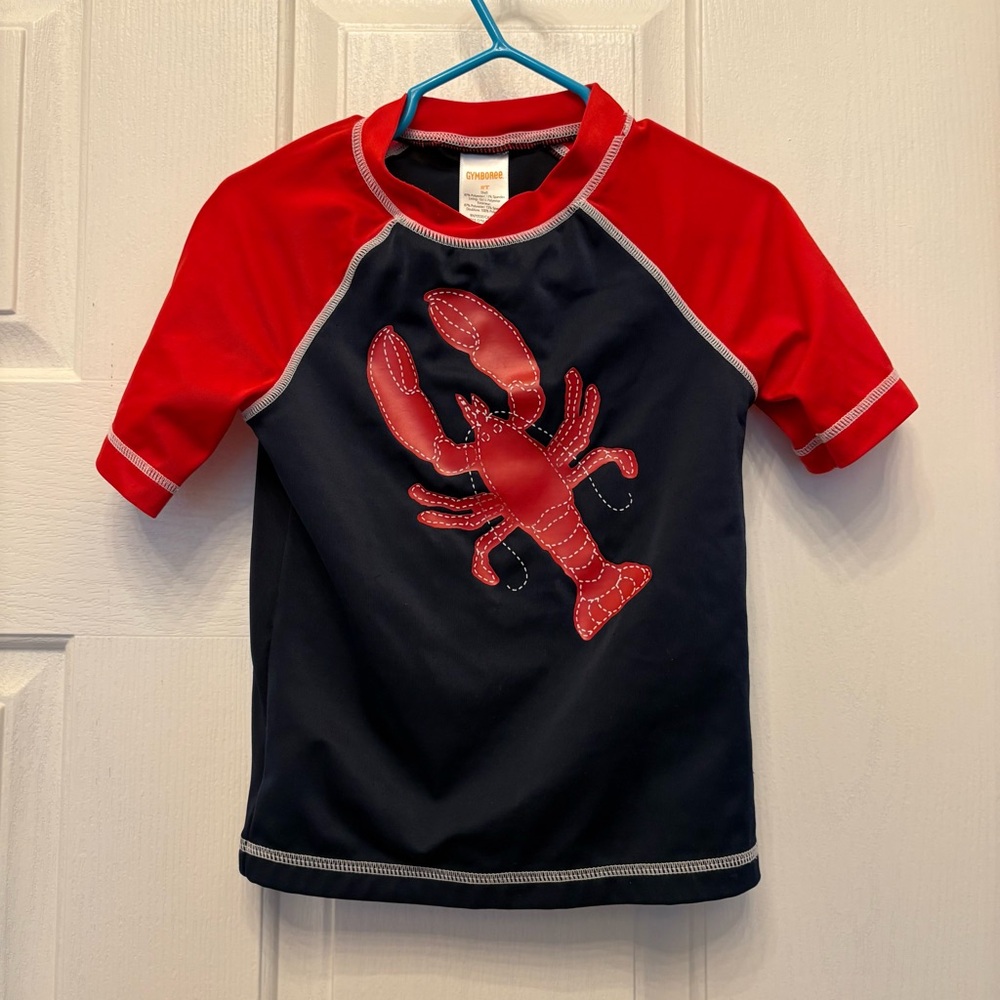 Boys lobster swim top size 2T by Gymboree